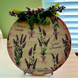 Beautiful round flower decoupaged picture made by me!